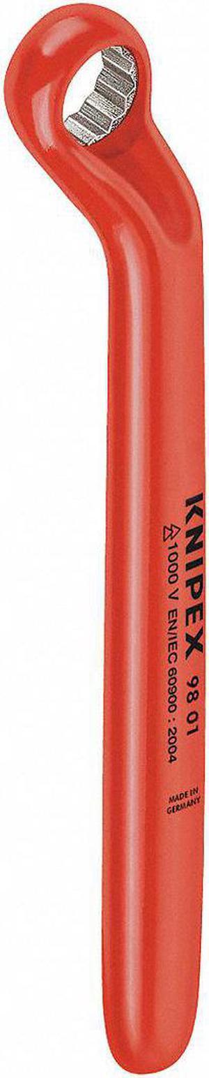 KNIPEX 98 01 9/16 Insulated Box End Wrench,9/16 in,7-9/32L