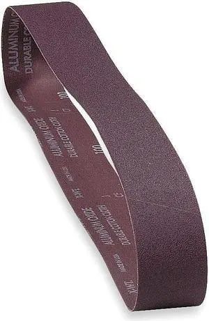 NORTON 78072727960 Sanding Belt, Coated, 4 in W, 36 in L, 60 Grit, Medium,