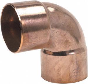 MUELLER INDUSTRIES W 02634 3/4" NOM FTG Copper 90 Degree Close Rough Elbow