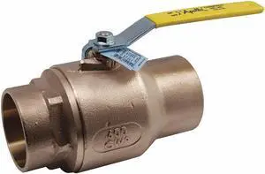 APOLLO VALVES 70LF24701 1-1/2" Sweat Bronze Ball Valve Inline