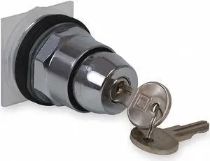 SCHNEIDER ELECTRIC 9001KS52K5 Non-Illum Selector Swtch,30mm,3 Pos,Keyd