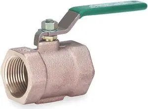 MILWAUKEE VALVE BB2-100 1 1/4 Disc Valve,1 Pc,1-1/4 In,Bronze,FNPT