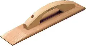 Concrete Float, Sq, 3-1/2 x 18 in, Redwood