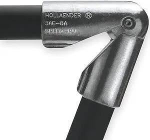 HOLLAENDER 3AE-7 Structural Pipe Fitting, Elbow, Aluminum, 1.25 in Pipe Size,