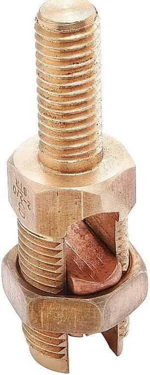 BURNDY K2C22B1 Copper Cable to Post/Flat,10 sol