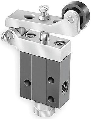 PARKER 404211000 Manual Air Control Valve,3-Way,1/8In NPT