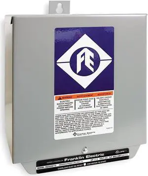 FRANKLIN ELECTRIC 558871 Control Box,5HP,230V,1Phase