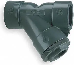 HAYWARD YS20050T 1/2", Threaded, CPVC, Y Strainer, 150 psi