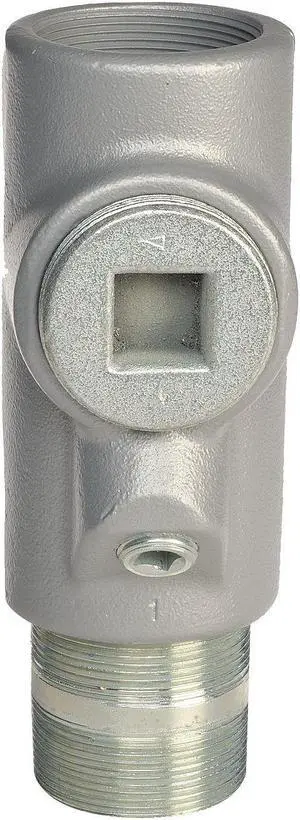 APPLETON ELECTRIC EYS-66 IMC Sealing, 2 in, Threaded, Iron, Plain, Silver