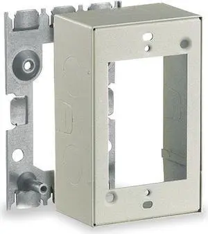 HUBBELL WIRING DEVICE-KELLEMS HBL5751IVA Extension Box,Ivory,Steel,Boxes