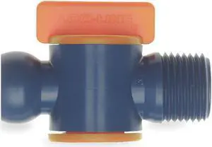 LOC-LINE 32092 Male NPT Valve,1/2 In,PK2
