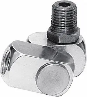 DYNABRADE 95460 Swivel Connector,1/4"-18 (M)NPT x (F)NPT