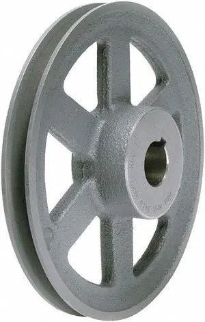 TB WOOD'S BK50118 1-1/8" Fixed Bore 1-Groove Standard V-Belt Pulley 4.75" OD
