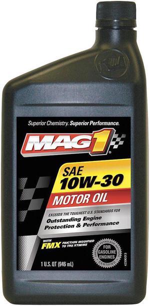 Mag 1 Conventional Engine Oil, 1 qt. Bottle, SAE Grade: 10W-30, Amber MAG61648