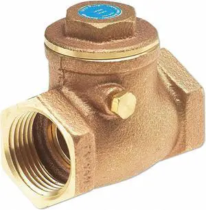 MILWAUKEE VALVE UP509 3/4 3/4" Threaded Low Lead Bronze Spring Check Valve