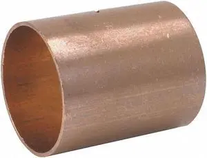 MUELLER INDUSTRIES W 10145 1/2" NOM C Copper Dimple Stop Coupling