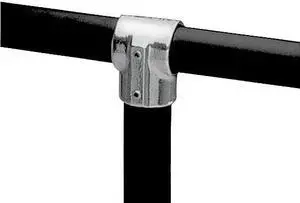 HOLLAENDER 5E-6 Structural Pipe Fitting, Tee-E, Aluminum, 1 in Pipe Size, 32510