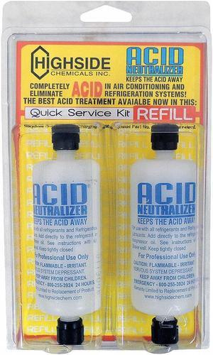 HIGHSIDE CHEMICALS HS18022 Acid Neutralizer Refill Kit,2 oz.,PK2