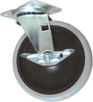 RUBBERMAID COMMERCIAL GRFG29818 Caster,Swivel with Brake,5 In