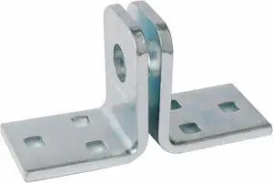 ABUS 115/100 Hasp,Fixed,Zinc Plated,PK2