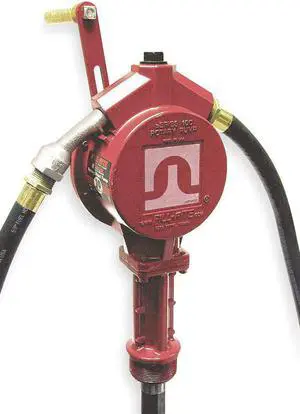 FILL-RITE FR112 Hand Operated Drum Pump, 3/4 in FNPT, Hose & Nozzle, Bung,