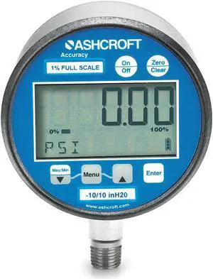 ASHCROFT 302174SD02LXBLBK600# Digital Gauge/Transmitter,600 PSI