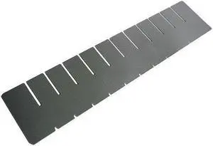 LEWISBINS DV1625 Grey Long Divider,14.8 x 1.9 In,Gray