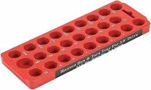 Hex/Torx Socket Bit Tray