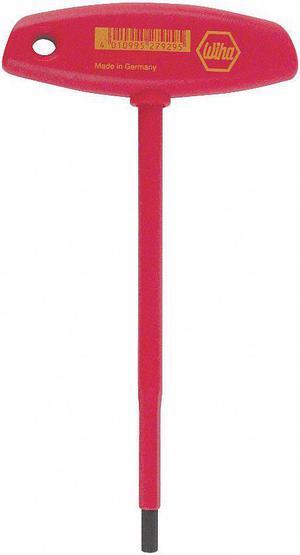 WIHA 33485 SAE Plain Hex Key, 1/4" Tip Size, 5 57/64 in Long, 5 57/64 in Short