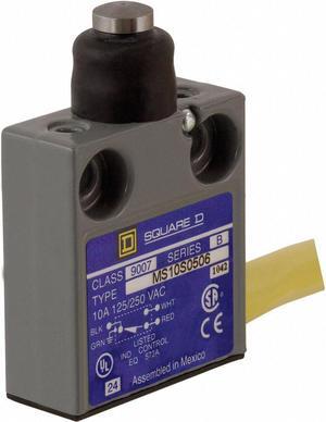 Mini Limit Switch, Top Push Plunger, Boot