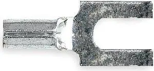 3M M14-10FBX Fork Terminal, #10 Stud Size, 14 AWG, 600 V, Bare Insulated, Blue,