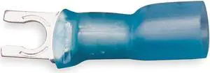 3M MH14-14FLX Fork Terminal, 1/4 in Stud Size, 14 AWG, 600 V, Heat Shrink