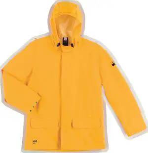 HELLY HANSEN 70129_310-2XL Rain Jacket, PVC/Polyester, Yellow, 2XL
