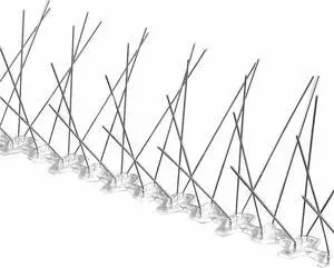 BIRD BARRIER BP-F125 Bird Repellent Spikes,Bird-Flite, 25 ft.
