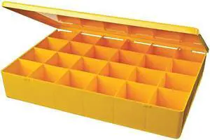 FLAMBEAU M824 Plastic, 24 compartments, 2-5/16 in D x 2 1/8 in H x 9 in W