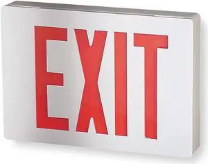 LITHONIA LIGHTING LE S W 1 R ACUITY LITHONIA Cast Aluminum LED Exit Sign