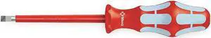 WERA 05022732001 Ins Screwdriver,Slotted,1/4x5 In,Round