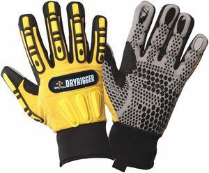Impacto Anti-Vibration Gloves,M,Black/Yellow,PR  WGRIGGM