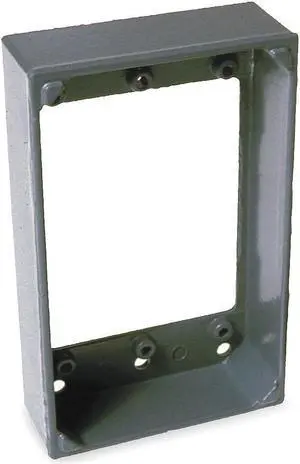 BELL OUTDOOR 5406-0 Extension Box, 1 Gang, Aluminum, Extension/Adapter Box Type