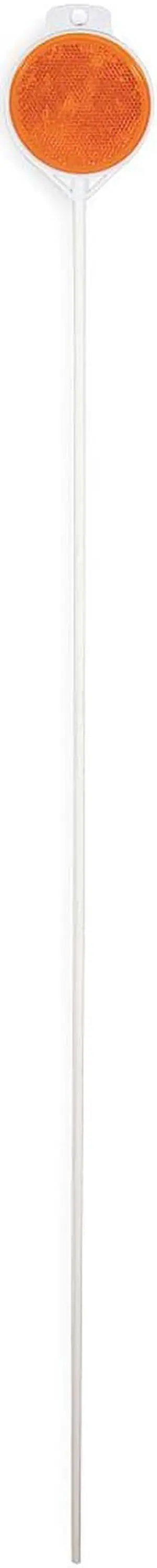 ZORO SELECT 05-099-03-A Reflective Marker,Amber/Wh,48 H,PK10