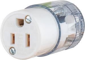 BRYANT 8269T Straight Blade Connector, 5-15R, 15 A, 125V AC, 2 Pole, 3 Wire,