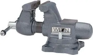 Tradesman's Vise, Swivel, 6-1/2 In Jaw