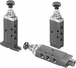 PARKER 410411000 Manual Air Control Valve,4-Way,1/8In NPT