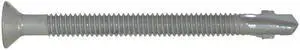 TEKS 1096000 1/4" x 3" Steel Self Drilling Screws, Flat Head Type 100 PK