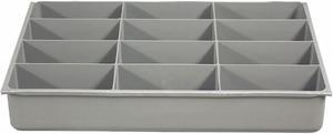 Durham Compartment Drawer Insert Gray Powder Coated  Plastic  229-95-12-IND