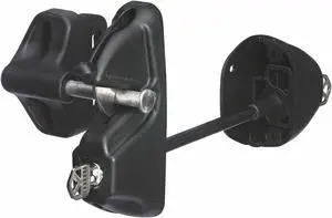 LOKKLATCH LLD3KD Security Gravity Gate Latch,1.5In. W,Blk