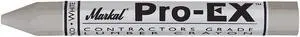 MARKAL 80380 Extruded Lumber Crayon, Large Tip, White Color Family, Clay