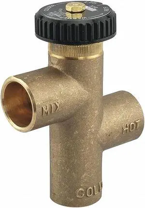 WATTS 3/4 LF70A Mixing Valve,Lead Free Brass,150 psi