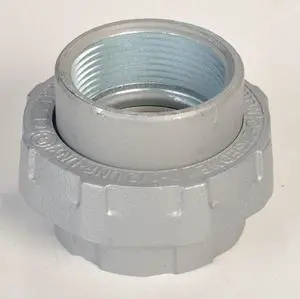 APPLETON ELECTRIC UNF250R Rigid Union, 2-1/2 in, Threaded, Malleable Iron,