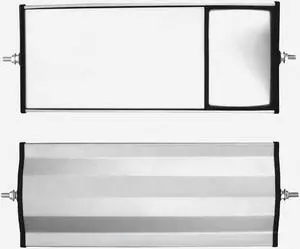 VELVAC 705107 Aluminum Split Glass Mirror